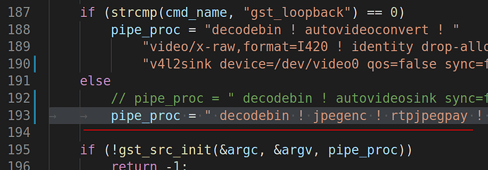 modify pipeline