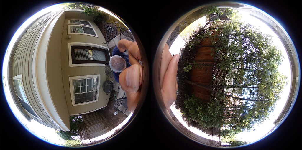 double fisheye lens