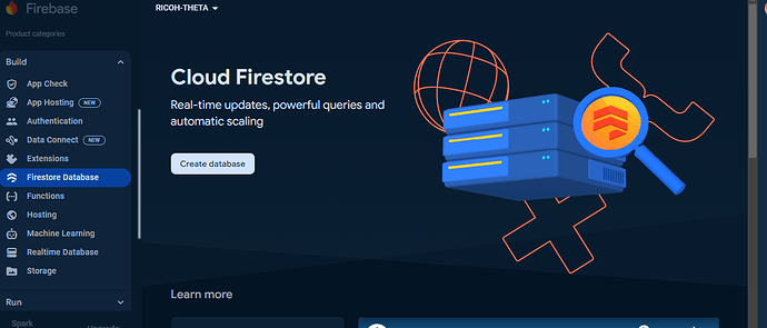 firestore from buil