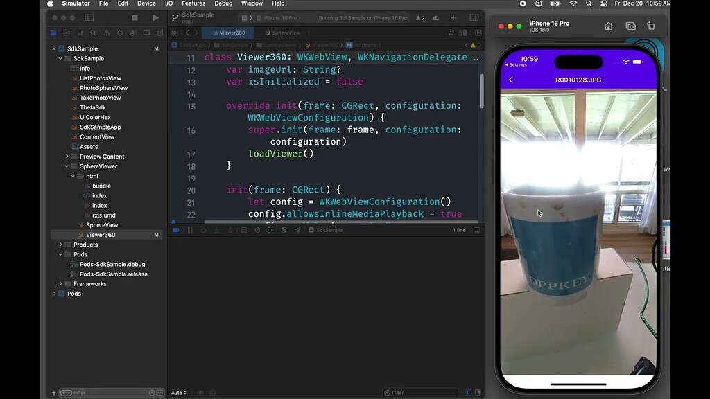 HowTo: theta-client 1.11.1 with iOS 18 using Swift from demo-ios - API ...