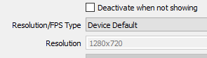 Leave Resolution/FPS Type as Default