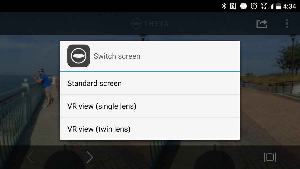 THETA App Screen For VR Goggle Viewing - THETA - THETA 360 Developer
