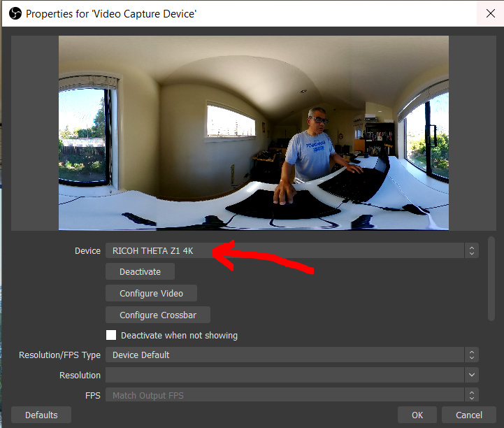 HowTo: RICOH THETA V and Z1 4K Live Streaming Driver For Windows