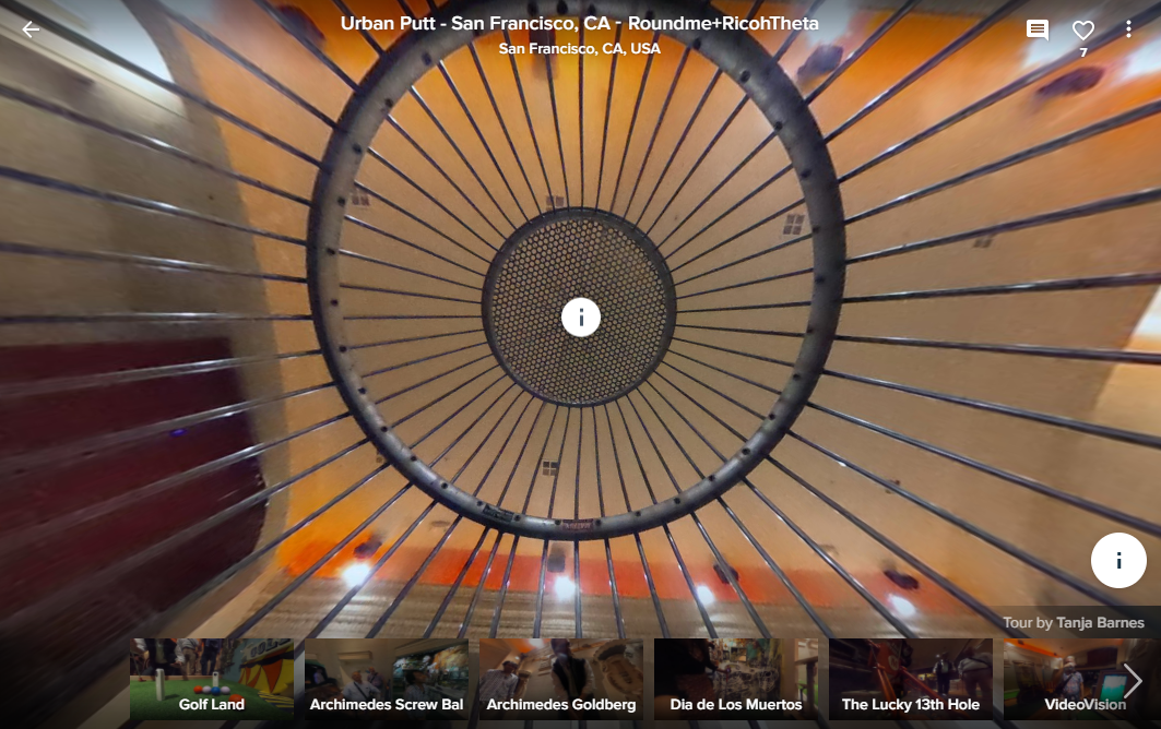 create virtual tour with 360 images